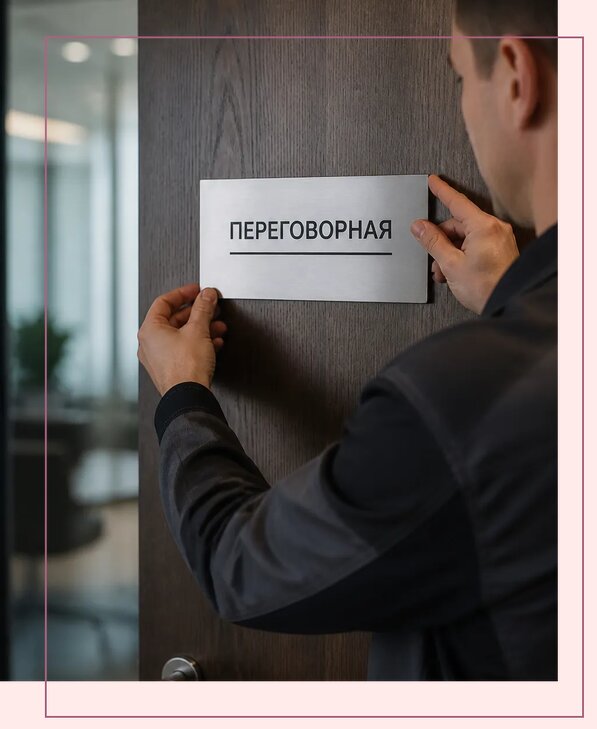 Табличка на дверь с режимом работы в Оренбурге от 3559 р. | Аванза-Рнб